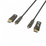 Cavo HDMI attivo in fibra ottica 10m con adattatore da micro HDMI/HDMI