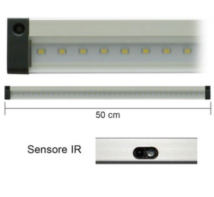 Barra LED con Sensore IR 12V 5W 4000 430lm 50cm