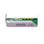 Batteria NI-MH stilo 1.2V 2400mAh con terminali, tipo AA