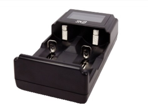 Caricabatterie Li-ion per 2 batterie