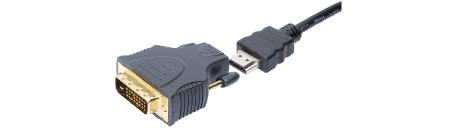 Adattatore spina DVI-D24+1/PresaHDMI