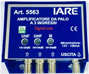 Amplificatore da palo 3 ingressi