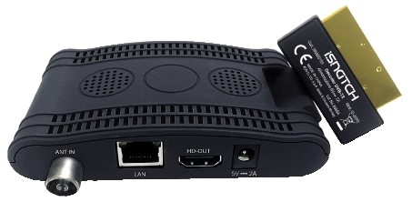 Decoder DVB-T2 mini-SCART HEVC HD