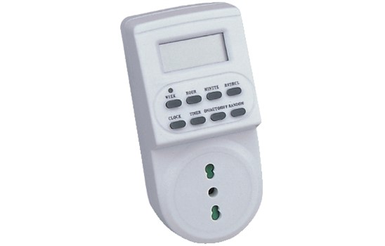Timer settimanale digitale 230Vac