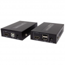 Estensore segnale HDMI/RJ45 max 120m KVM USB con IR