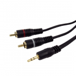 Cavo audio high end spina jack 3.5mm stereo/2 spine RCA, 1.5metri