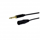 Cavo microfonico spina 6.3mm MONO/PRESA XLR, 5 metri