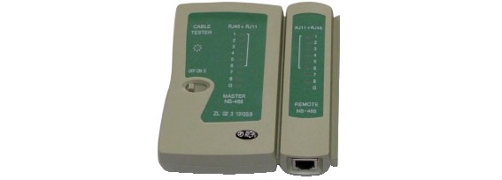 Tester per cavi di rete RJ45 CAT5e/6