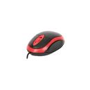 Mouse ottico USB colore rosso/nero