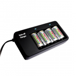 Caricabatterie per AA/AAA/C/D/9V
