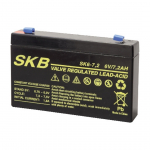 Batteria 6V 7.2Ah faston 4.8mm al piombo ricaricabile - SKB