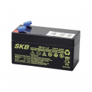 Batteria 12V 1.3Ah, faston 4.8mm al piombo ricaricabile - SKB