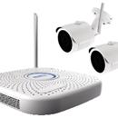 Kit NVR Wi-Fi plug&play 9 canali con due telecamere Wi-Fi Ip incluse