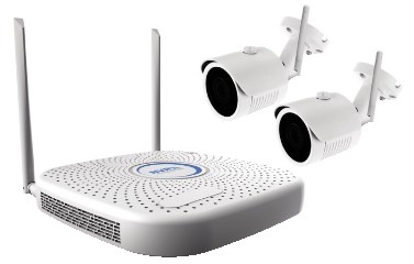 Kit NVR Wi-Fi plug&play 9 canali con