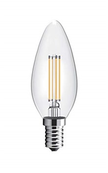 Lampadina LED filament forma oliva