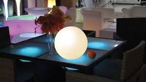 Sfera luminosa RGB a batteria con
