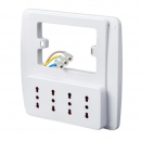 Emilia Smart con 4 prese bivalenti 10/16A 250V, bianco