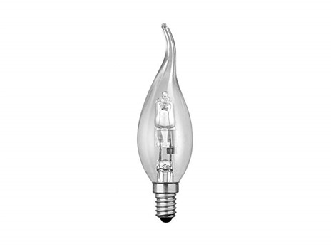 Lampadina alogena colpo di vento E14
