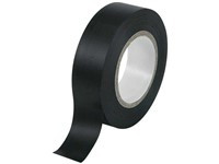 Nastro isolante larghezza 19mm lunghezza 25 metri, colore nero