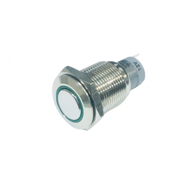 Pulsante luminoso antivandalo 12Vcc