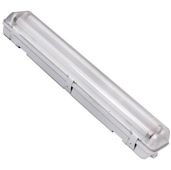 Plafoniera per 2 tubi NEON T8