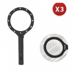 Lente d'ingrandimento con 12 LED