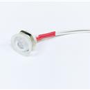 Segnalatore luminoso in plexiglass con led verde da 1K7mcd