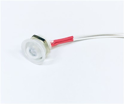 Segnalatore luminoso in plexiglass con led verde da 1K7mcd