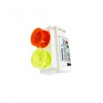 Segnalatore luminoso LED verde e rosso, adatti supporto tipo MAGIC