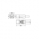 Spina tripolare C14 standard VDE