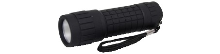 Torcia 1 LED COB IPX4, corpo in ABS