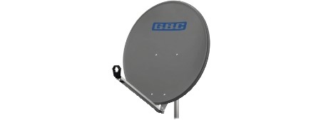 Parabola satellitare 80cm grigio