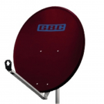 Parabola satellitare 80cm rosso