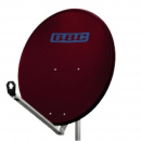 Parabola satellitare 80cm rosso in acciaio