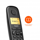 Telefono cordless Dect Gigaset A170 duo, colore nero