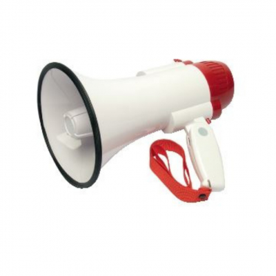 Megafono 7W RMS con sirena e
