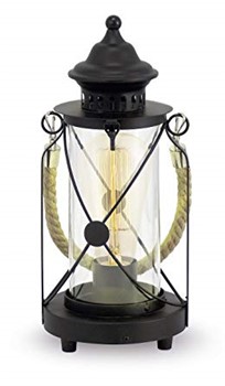 Lampada da tavolo a lanterna in