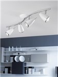 Faretti orientabili, 4 spot GU10