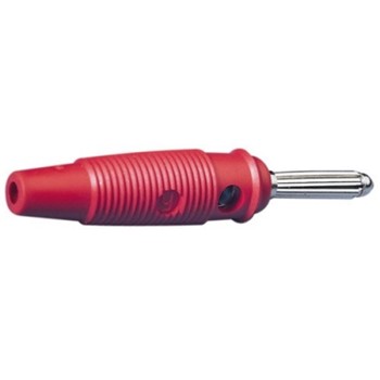 Spina banana 4mm rossa