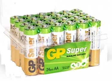 Confezione 24 batterie AA alkaline