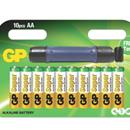 Confezione 10 batterie AA con torcia LED