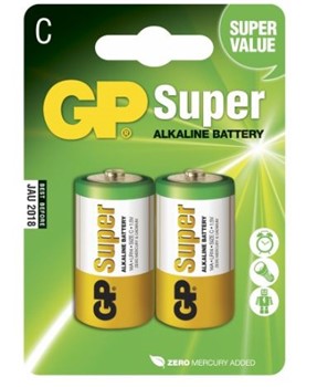 Confezione 2 batterie "C" alkaline