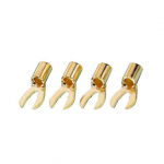 Capicorda dorati 4 pezzi, 4mm