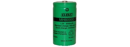 Batteria ricaricabile Ni-Mh tipo "D"