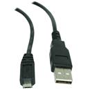 Cavo USB2.0 spinaA/spina microB 0.5m