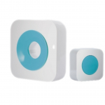 Campanello wireless portata 150metri colore bianco/azzurro