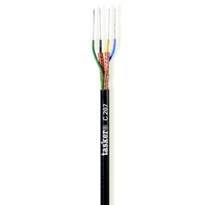 Cavo microfonico Quad 2x0.1+2x0.15