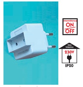 Presa intermittente elettronica 100W 1 ingresso, 10A