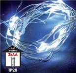 Luci a batteria 20Led bianco freddo