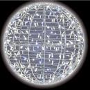 Sfera 50cm 150 Led bianco caldo